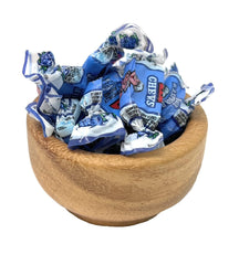 YANKEETRADERS chews in a party bowl showing colorful display and convenient individually wrapped pieces