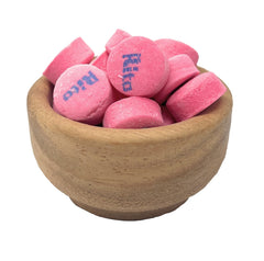 YANKEETRADERS close-up of pink lozenge texture highlighting consistent shape