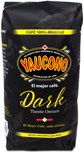 Yaucono front packaging 2 lb bag showing bold brand and freshness seal benefit