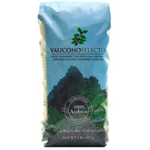 Yaucono Selecto front-of-bag showing brand and roast, highlights freshness