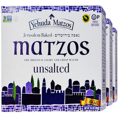 Yehuda package front view showing three-pack and clean unlabeled look for pantry convenience