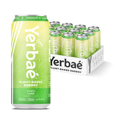 YERBAÉ front can showing yuzu lime branding and calorie-free benefit