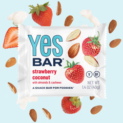 Close-up of nuts and seeds in YES Bar highlighting premium ingredients and texture