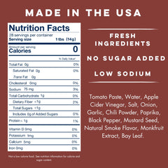 Yo Mama’s Foods bottle label detail showing non-GMO and no added sugar statements