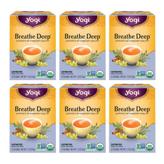 Yogi Breathe Deep front packaging showing box and branding for easy shelf recognition
