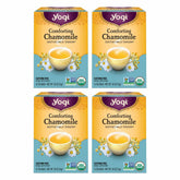 Yogi front packaging showing chamomile tea and clear product branding for easy selection