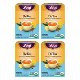 Yogi front packaging showing organic detox tea for easy identification and trust