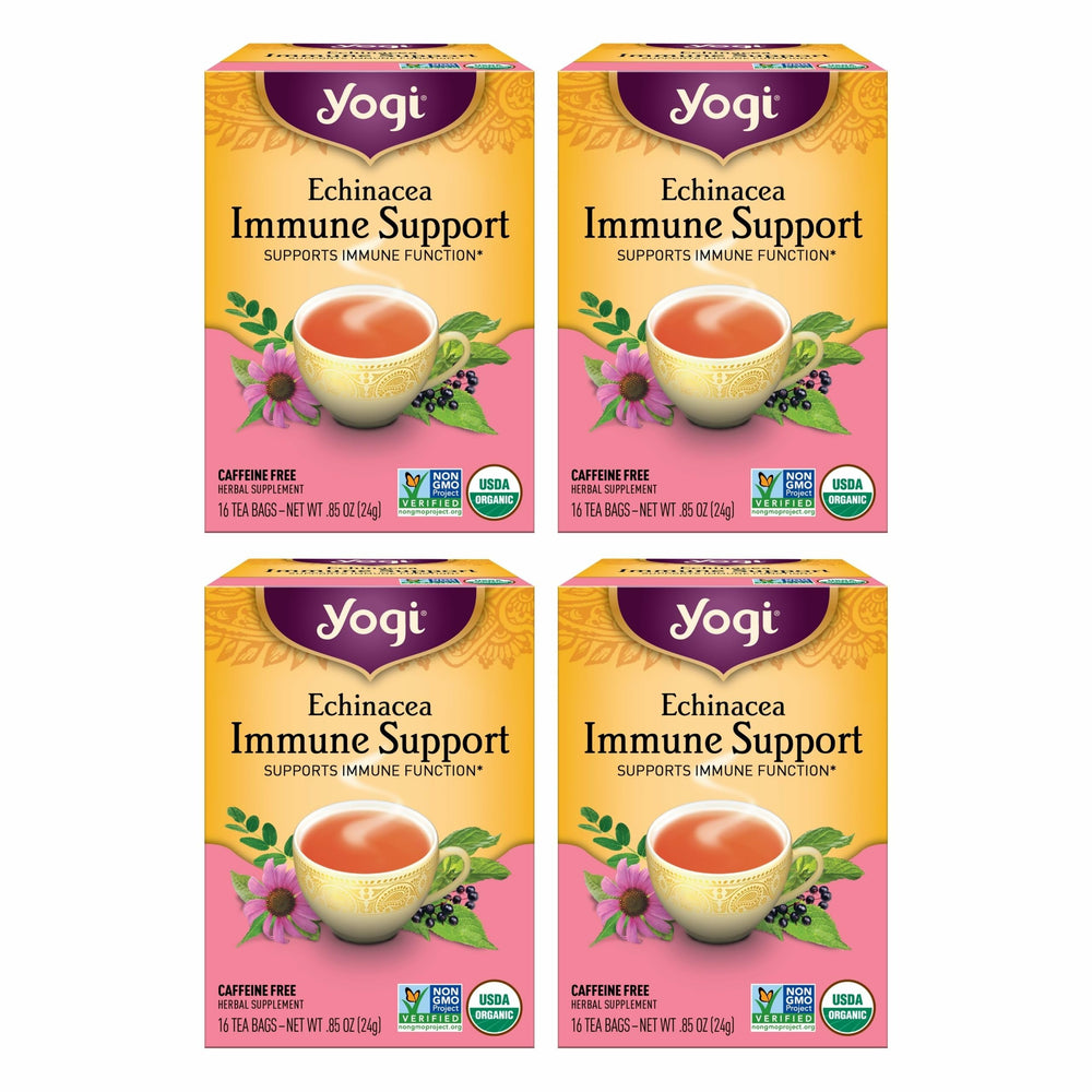 Yogi front packaging showing tea box and organic badge for easy identification
