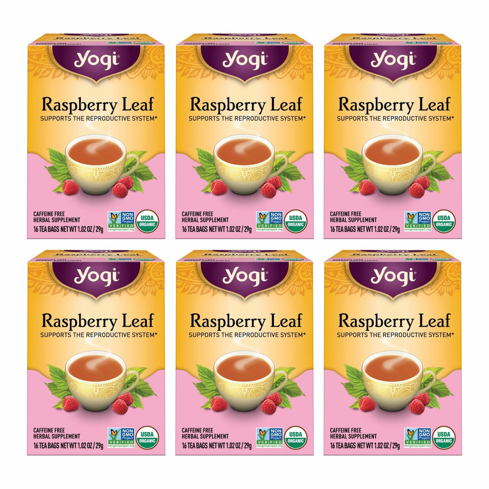 Yogi front box packaging showing organic certification and quantity benefit