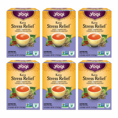 Yogi front box showing brand and calming blend benefits