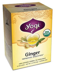 Yogi tea bag close-up highlighting mesh texture and easy steeping benefit