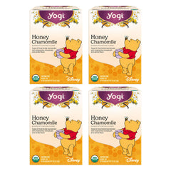 Yogi front packaging showing organic tea and calming benefits