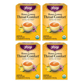 Yogi front packaging showing product and calming lemon-honey benefit