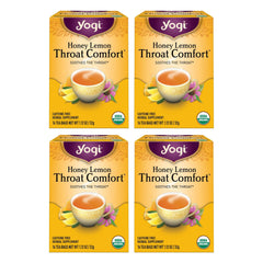 Yogi front packaging showing product and calming lemon-honey benefit
