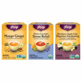 Yogi front packaging showing variety pack and organic seal for confident purchase