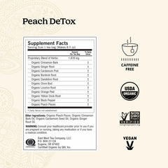 Yogi tea bag closeup highlighting natural flavor infusion