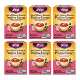 Yogi front packaging showing organic spicy hibiscus blend and benefits