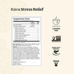 Yogi tea bag close-up showing label and fine herbal texture for freshness
