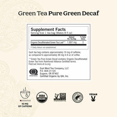 YOGI TEA dried green tea leaves detail showing quality whole-leaf appearance
