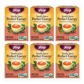 Yogi front packaging showing vanilla spice blend and benefits