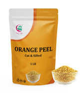 YOGI’S GIFT front packaging of dried orange peel, convenient pantry storage benefit