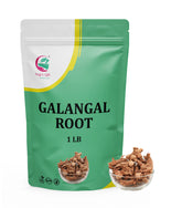 YOGI’S GIFT front packaging showing whole dried galangal, convenient pantry staple