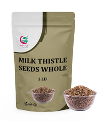 YOGI’S GIFT front packaging showing 1 lb milk thistle seeds and health-focused branding benefit