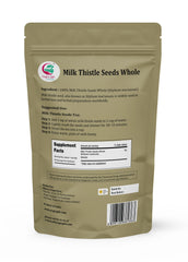 YOGI’S GIFT close-up of whole milk thistle seeds texture and roasting suitability benefit