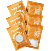 Yogourmet front package showing six sachets and benefits