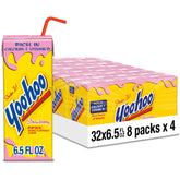 Yoo-hoo front packaging showing strawberry cartons and brand appeal