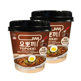 Yopokki cup front packaging Jjajang showing brand and convenience