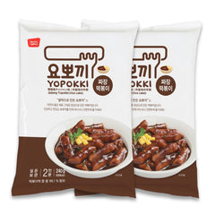 Yopokki front packaging jjajang showing product and quick cooking benefit
