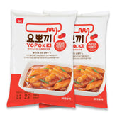 Yopokki front packaging showing product name and quick meal benefit