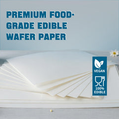 YOUTOOK cut wafer paper decorations on a cake, precise custom designs