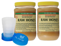 Y.S. Eco Bee Farms close-up of honey crystals and texture that highlights natural quality