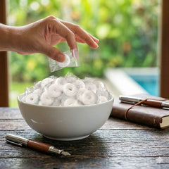 Yum-a-licious LifeSavrs in office bowl display offering easy guest access