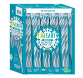 YumEarth front pack showing blue raspberry canes and organic badge benefit