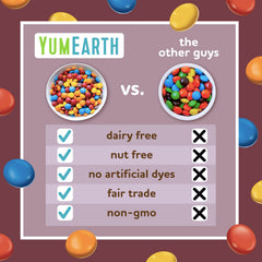 YumEarth opened snack pack with pieces visible for convenient single-serve benefit