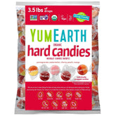 YumEarth front packaging showing variety pack and bright colors providing visible ingredient transparency