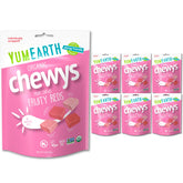 YumEarth front packaging showing 5oz bag and brand benefits