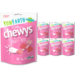 YumEarth front packaging showing 5oz bag and brand benefits