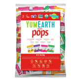 YumEarth front packaging showing organic label and bulk quantity benefit