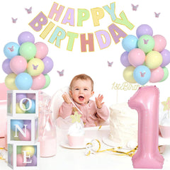 Yumiche multi-color pastel latex balloons spread, soft palette for styling
