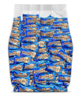 Yummy Chew AlmondJoy front packaging showing bulk bag and label, ideal for parties