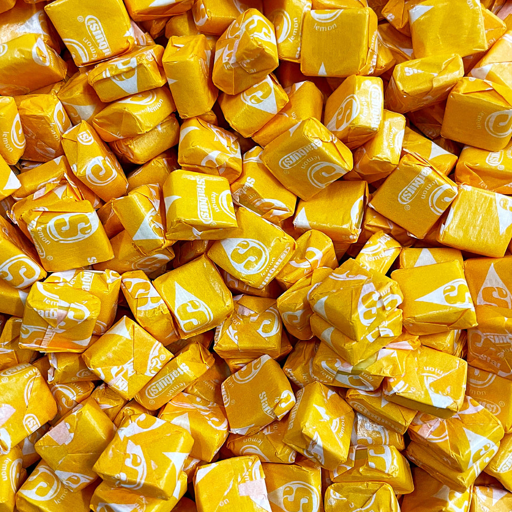 YUMMYLAND front packaging showing bright lemon chews and resealable bag for freshness