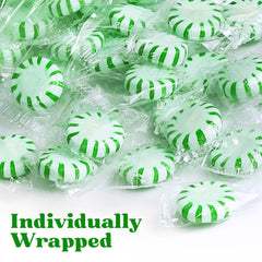 Yumzo individually wrapped mint detail highlighting hygiene and freshness