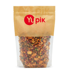 Yupik front packaging showing mix and weight, convenient grab-and-go snack
