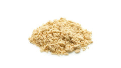 Yupik tigernut flour in bowl with spoon ready for mixing in recipes