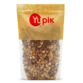 Yupik front of package showing 2.2 lb unsalted nut mix and product benefits