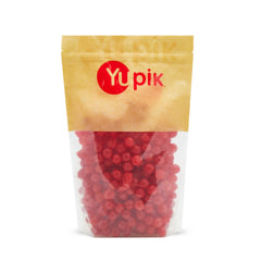 Yupik front package showing 2.2 lb bag and vivid red gummies for easy sharing